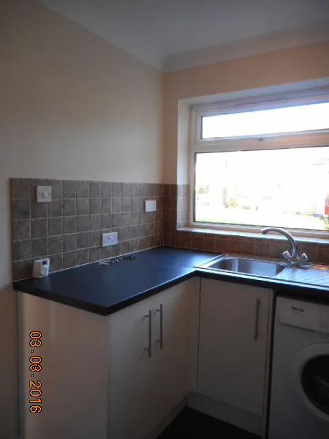 a kitchen with a sink, dishwasher and a window